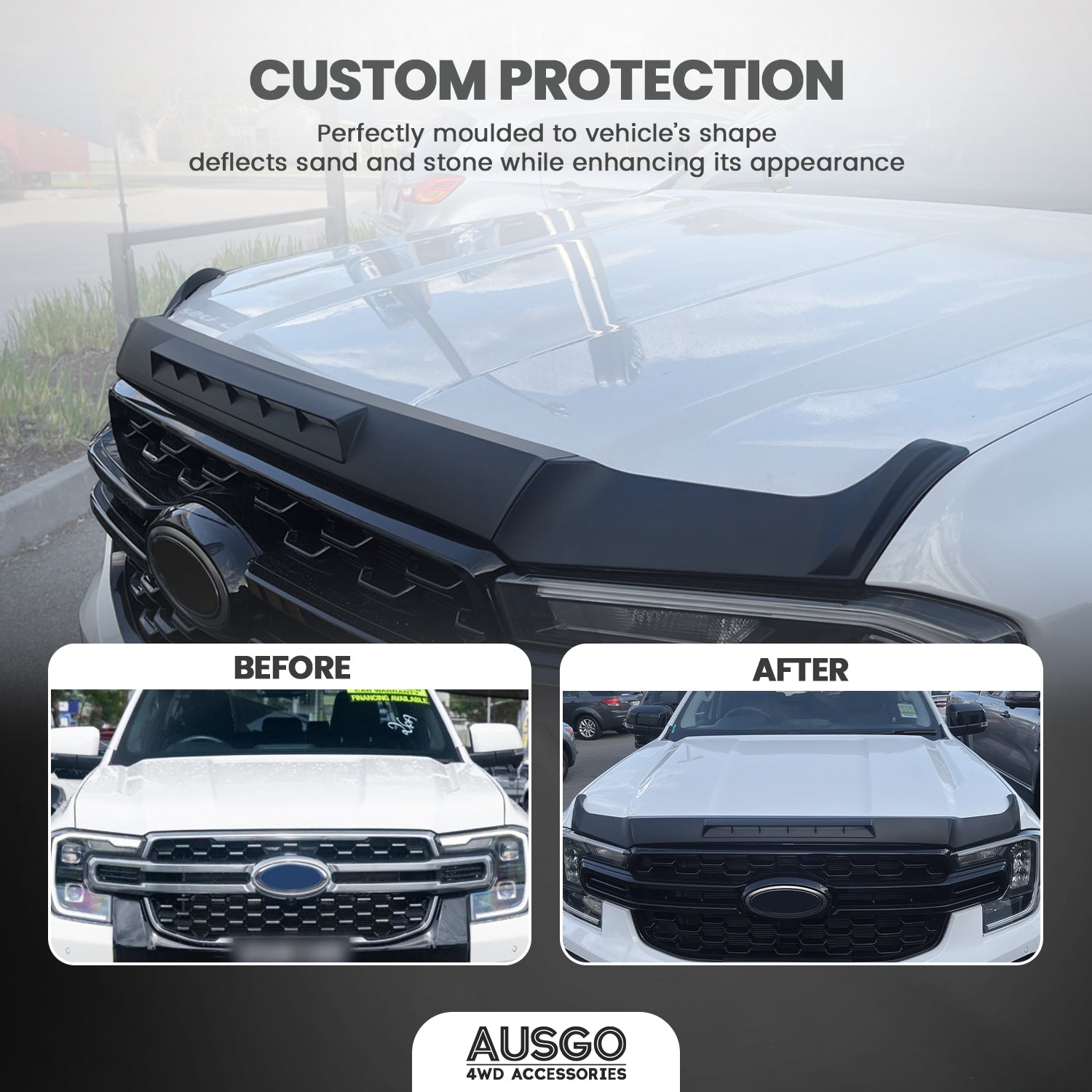 Ford Everest Next-Gen 2022-Onwards Bonnet Guard