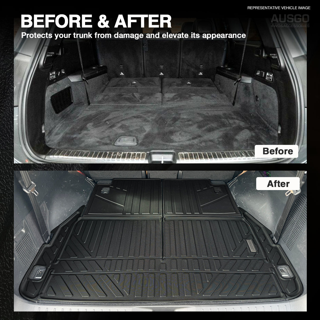 Boot Liner for Lexus LX500d LX600 7 Seater 2021-Onwards