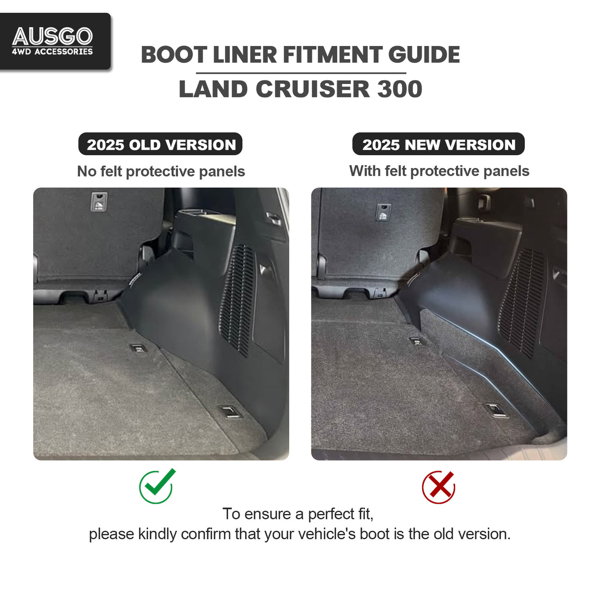 7D Injection Floor Mats for Toyota Land Cruiser 300 Series 2021-Onwards