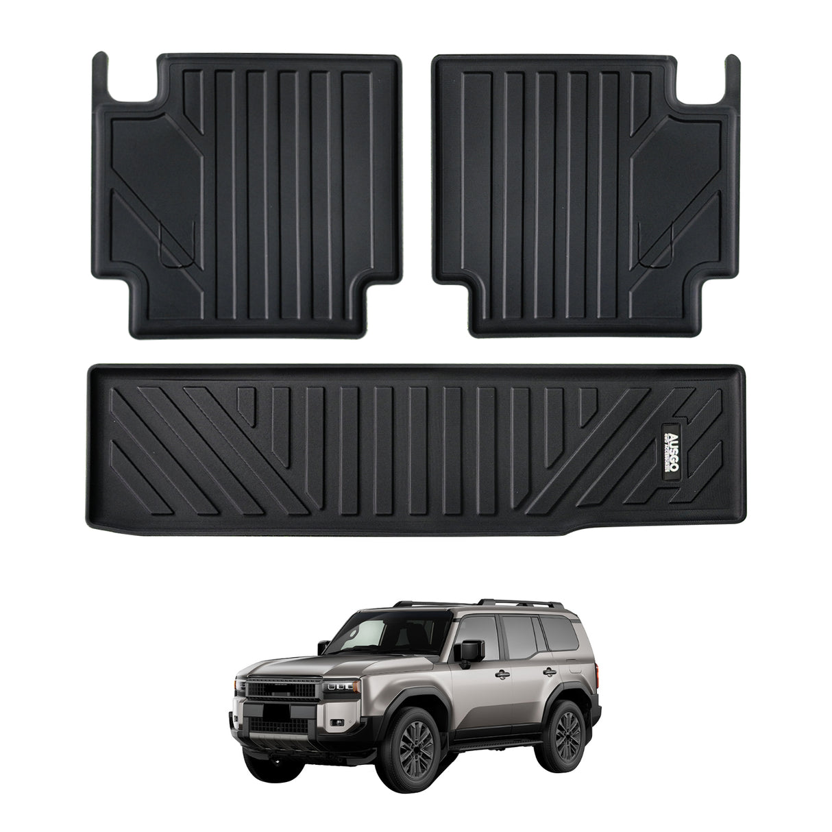 Boot Liner Kick Mats for Toyota LandCruiser Prado 250 Series 2024-Onwards