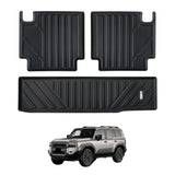 Boot Liner Kick Mats for Toyota LandCruiser Prado 250 Series 2024-Onwards