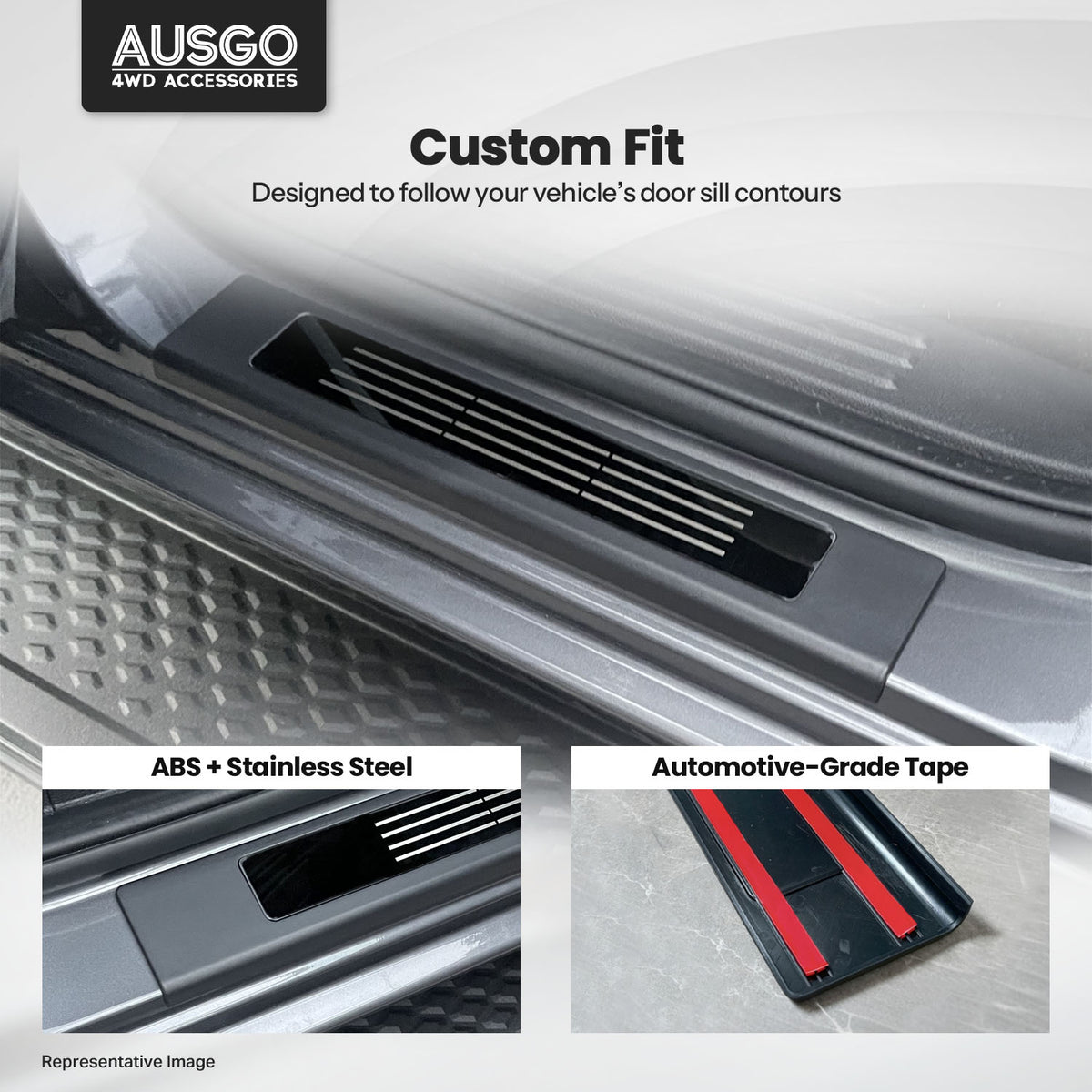 Door Sill Protector for Ford Everest 2015-Onwards