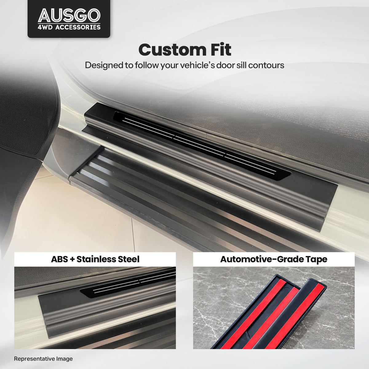 Door Sill Protector for ISUZU MUX MU-X 2021-Onwards