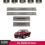 Stainless Door Sill Protector for ISUZU DMAX D-MAX Dual Cab 2012-2020