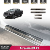 Stainless Door Sill Protector for Mazda BT-50 BT50 Dual Cab 2020-Onwards