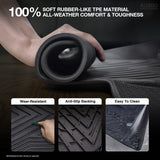5D Injection Floor Mats for Mazda BT-50 BT50 Single / Extra Cab 2011-2020