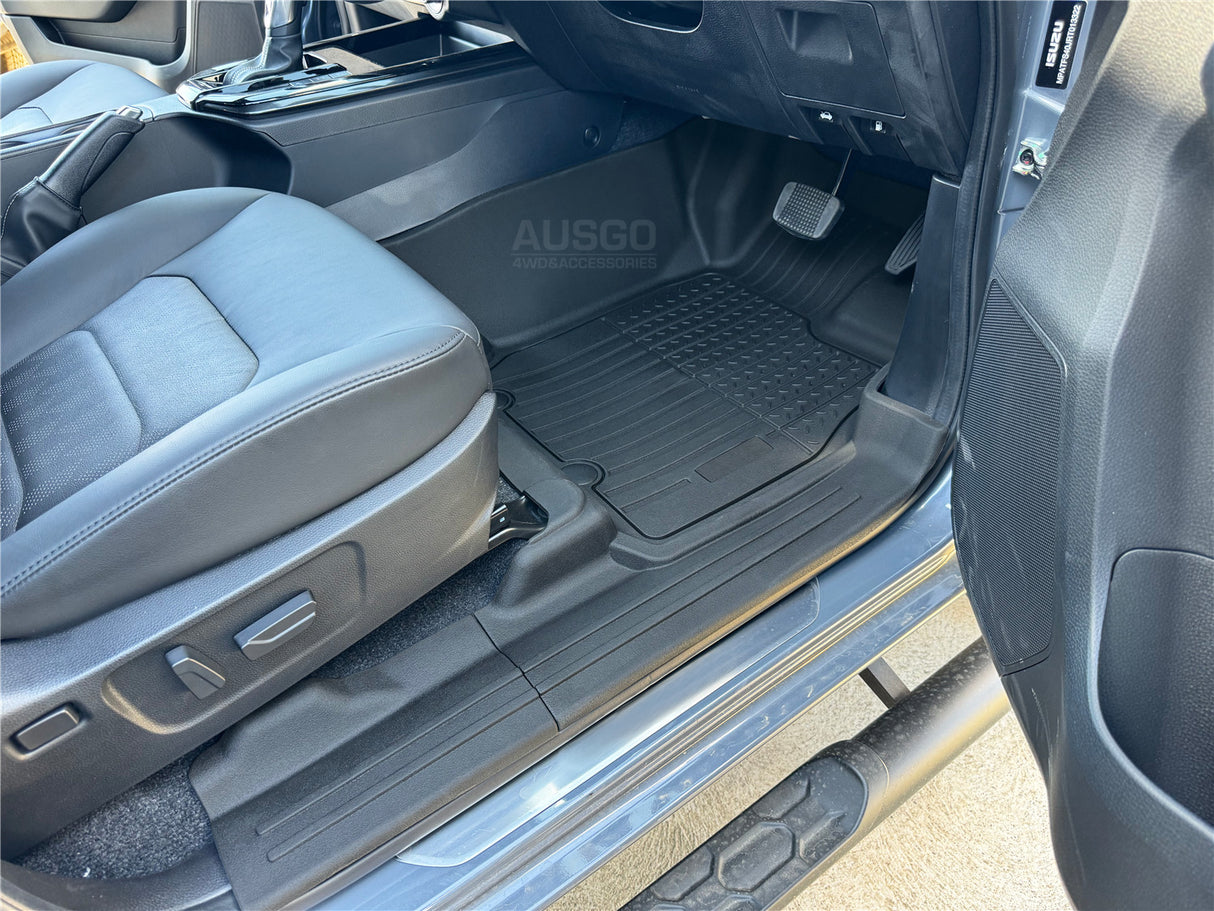 7D Injection Floor Mats for ISUZU D-MAX DMAX Dual Cab 2020-Onwards