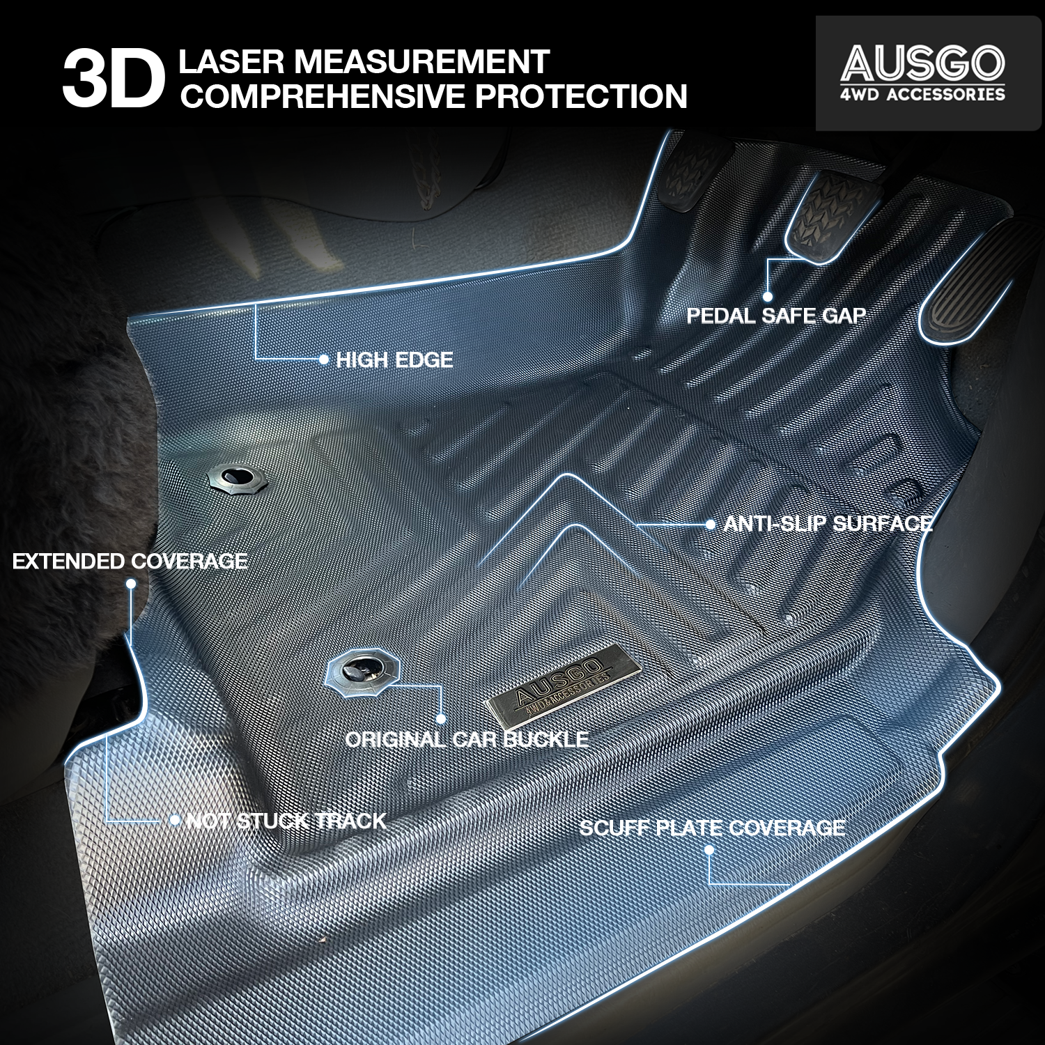 Toyota Hilux 2005-2015 Car Floor Mats