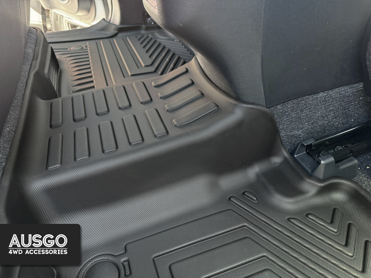Car Floor Mats for Toyota Hilux Dual Cab Hybrid / EV 2024-Onwards