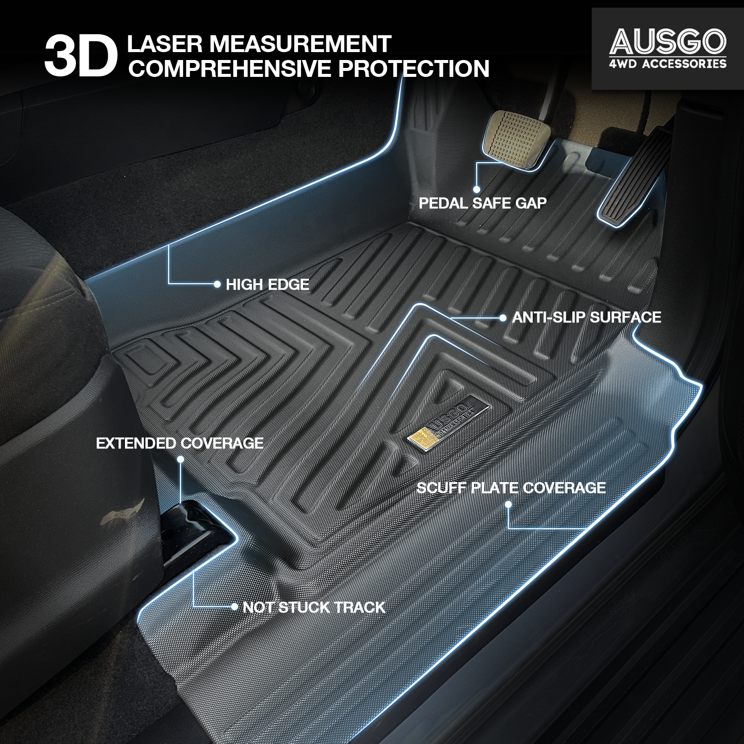 Holden Colorado Dual Cab 2012-2020 Car Floor Mats