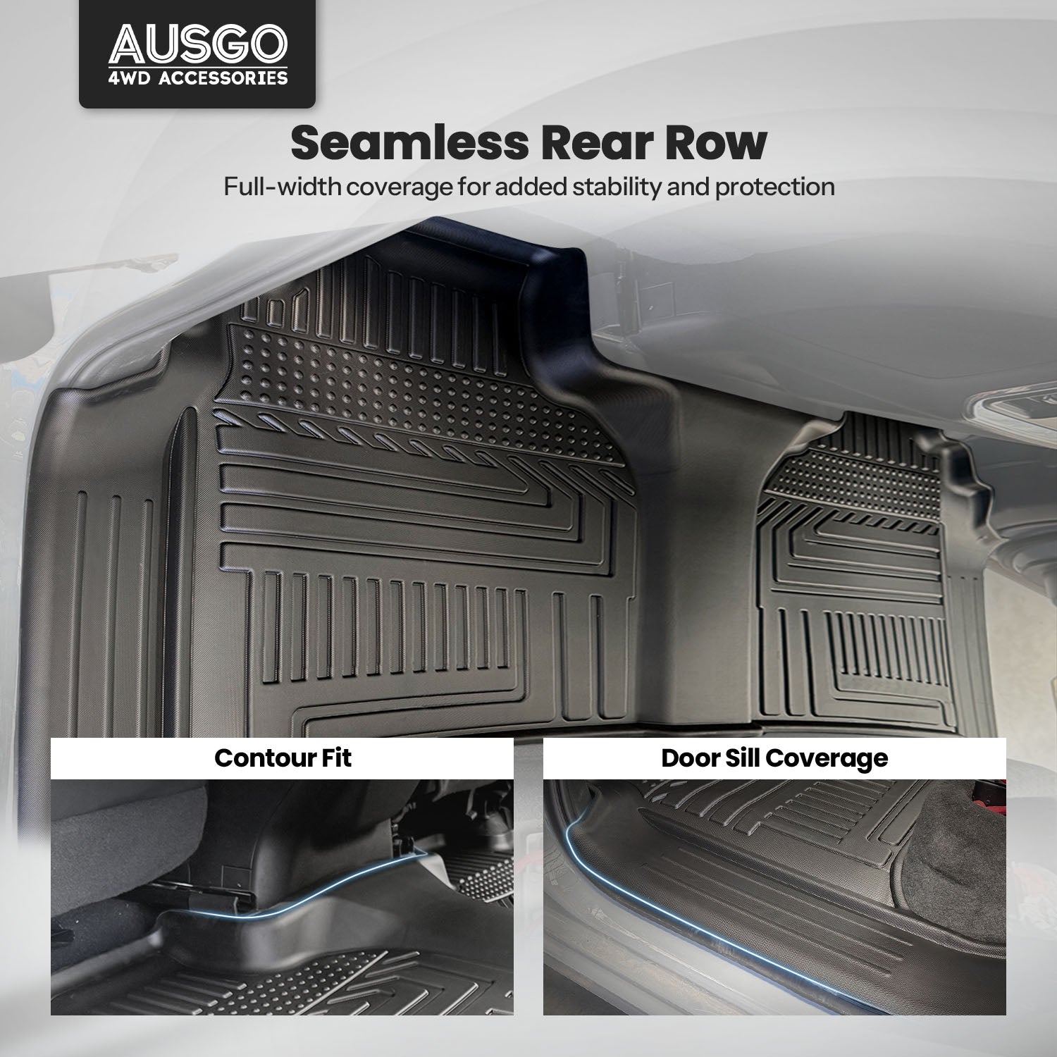 Car Floor Mats for Chevrolet Silverado HD T1 Series 2021-2025