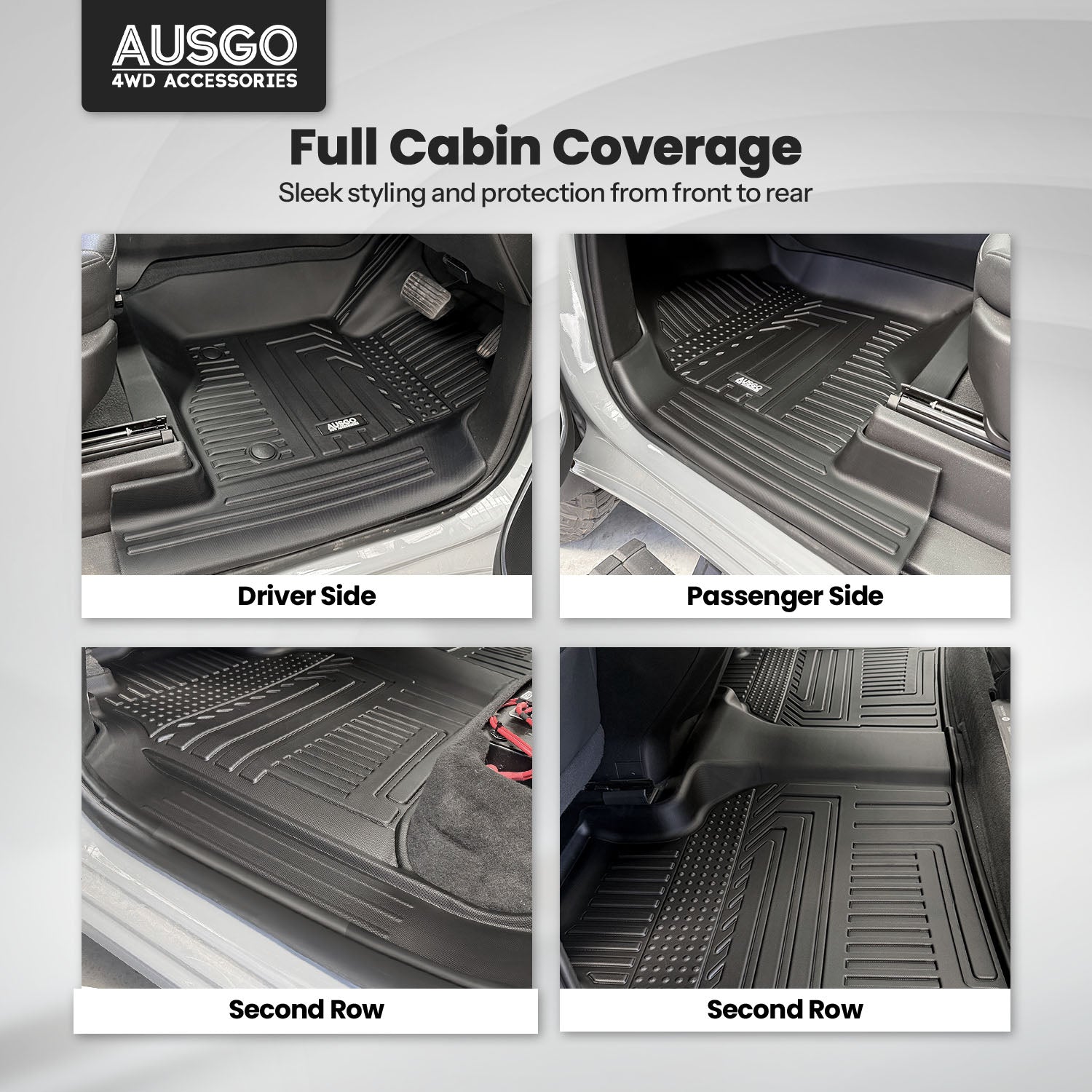 Car Floor Mats for Chevrolet Silverado HD T1 Series 2021-2025