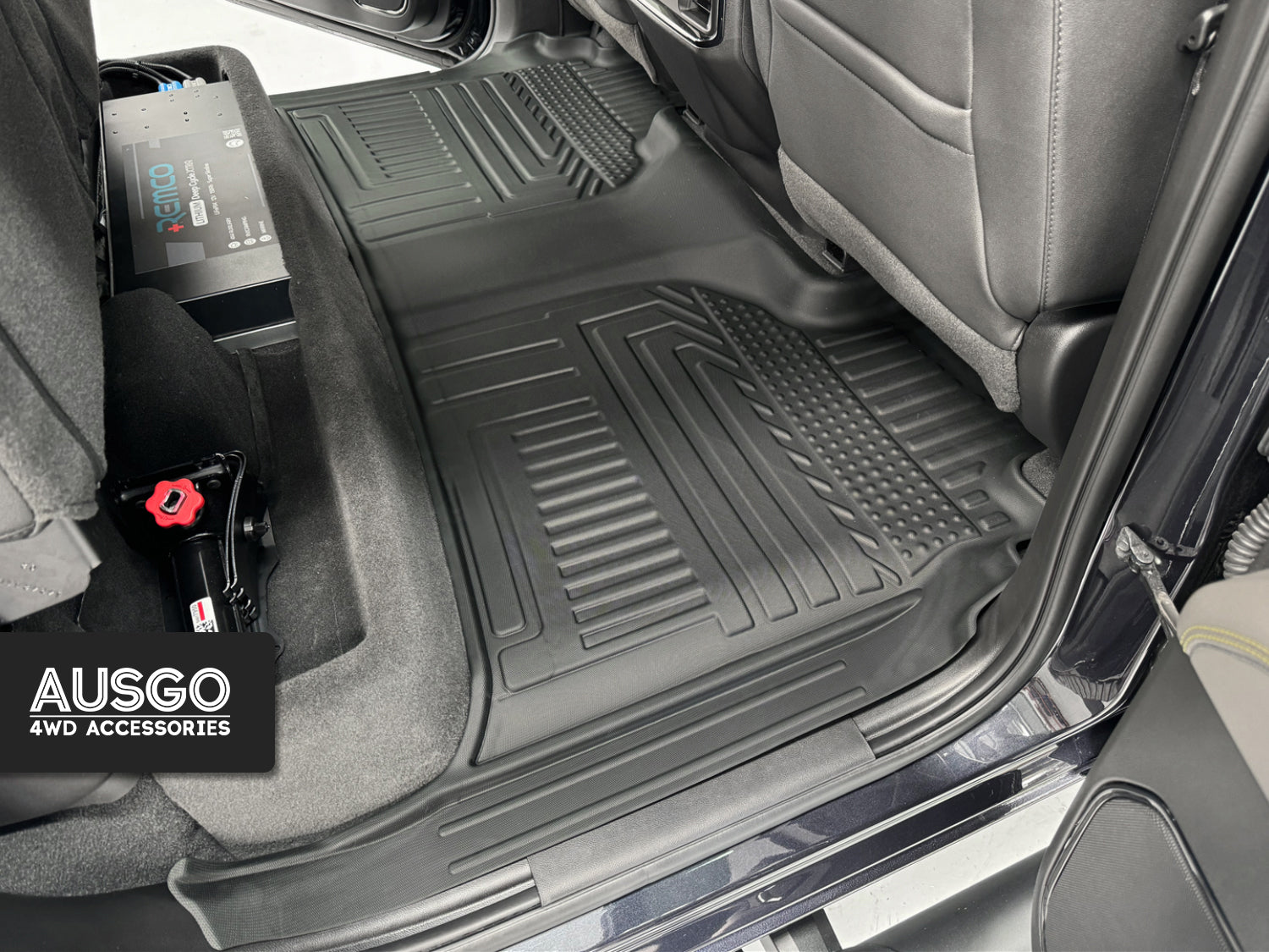 Chevrolet Silverado T1 Series 2020-Onwards Car Floor Mats（WITH Rear Underseat Storage Box）