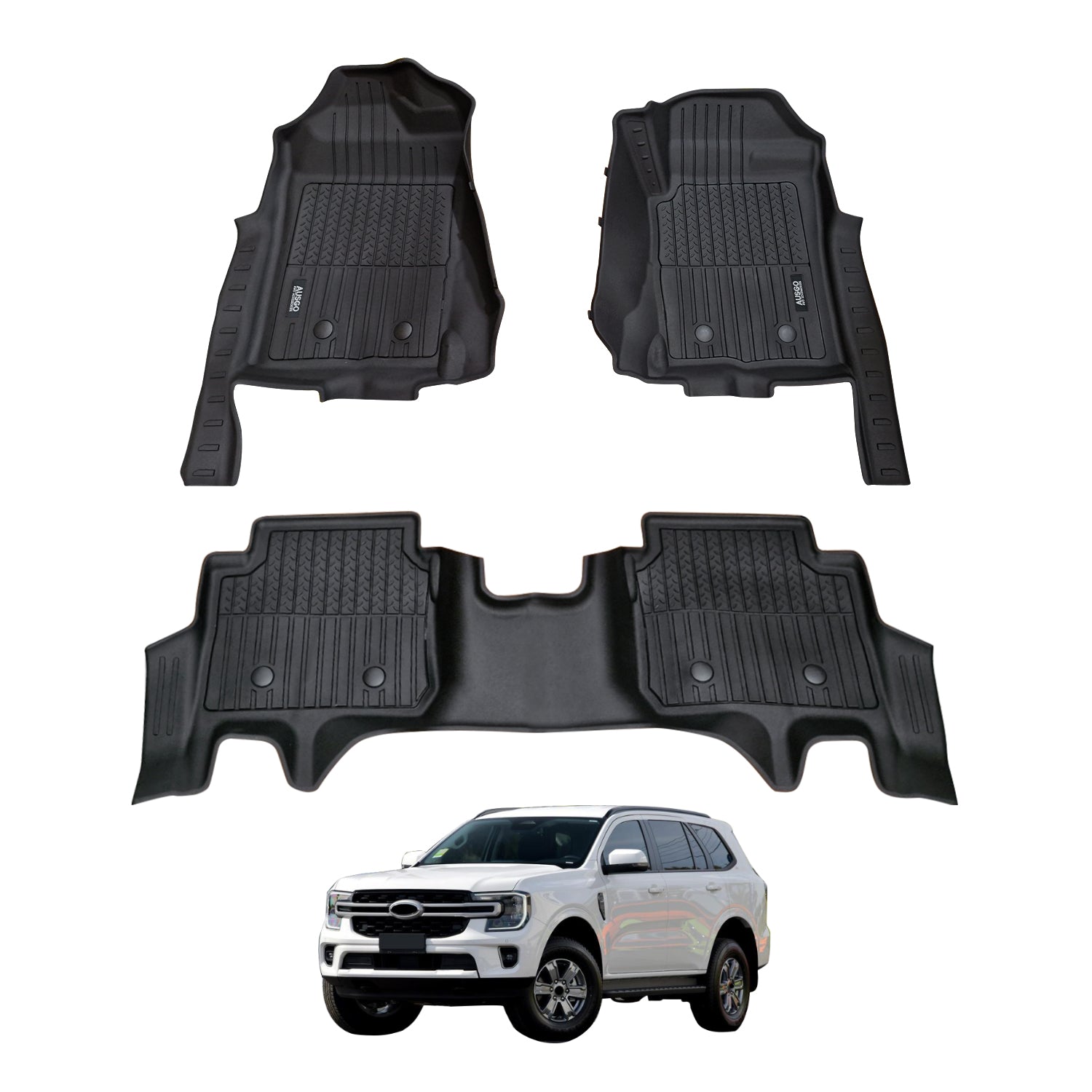 Ford Everest Next-Gen 2022-Onwards Injection Car Floor Mats