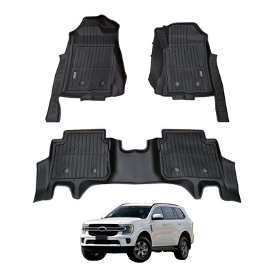 Ford Everest Next-Gen 2022-Onwards Injection Car Floor Mats