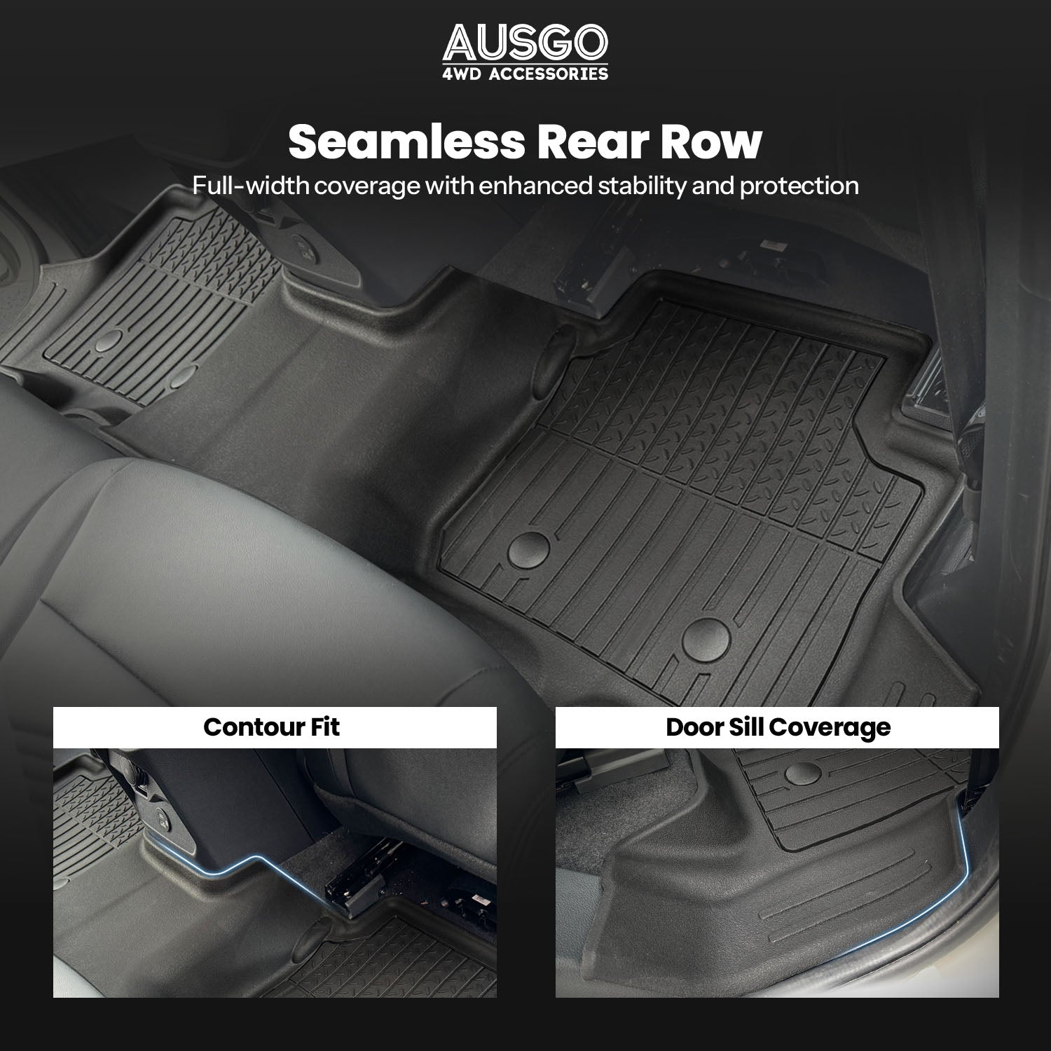 Ford Everest Next-Gen 2022-Onwards Injection Car Floor Mats