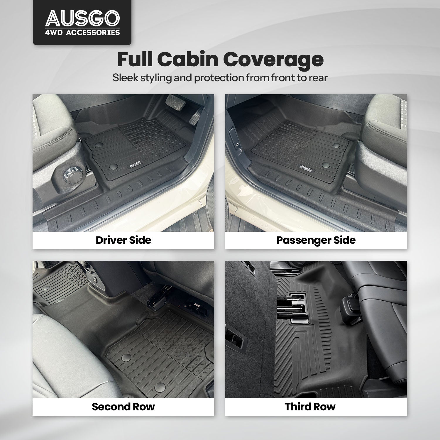 Injection Car Floor Mats for Ford Everest Next-Gen 2022-Onwards