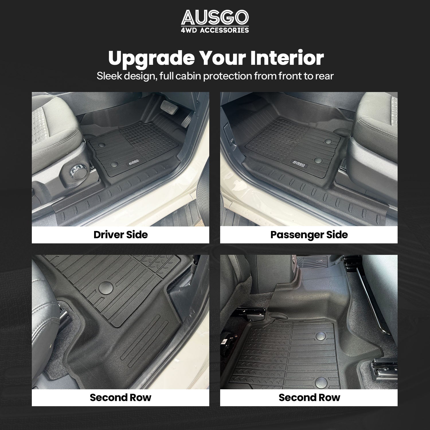 Ford Everest Next-Gen 2022-Onwards Injection Car Floor Mats