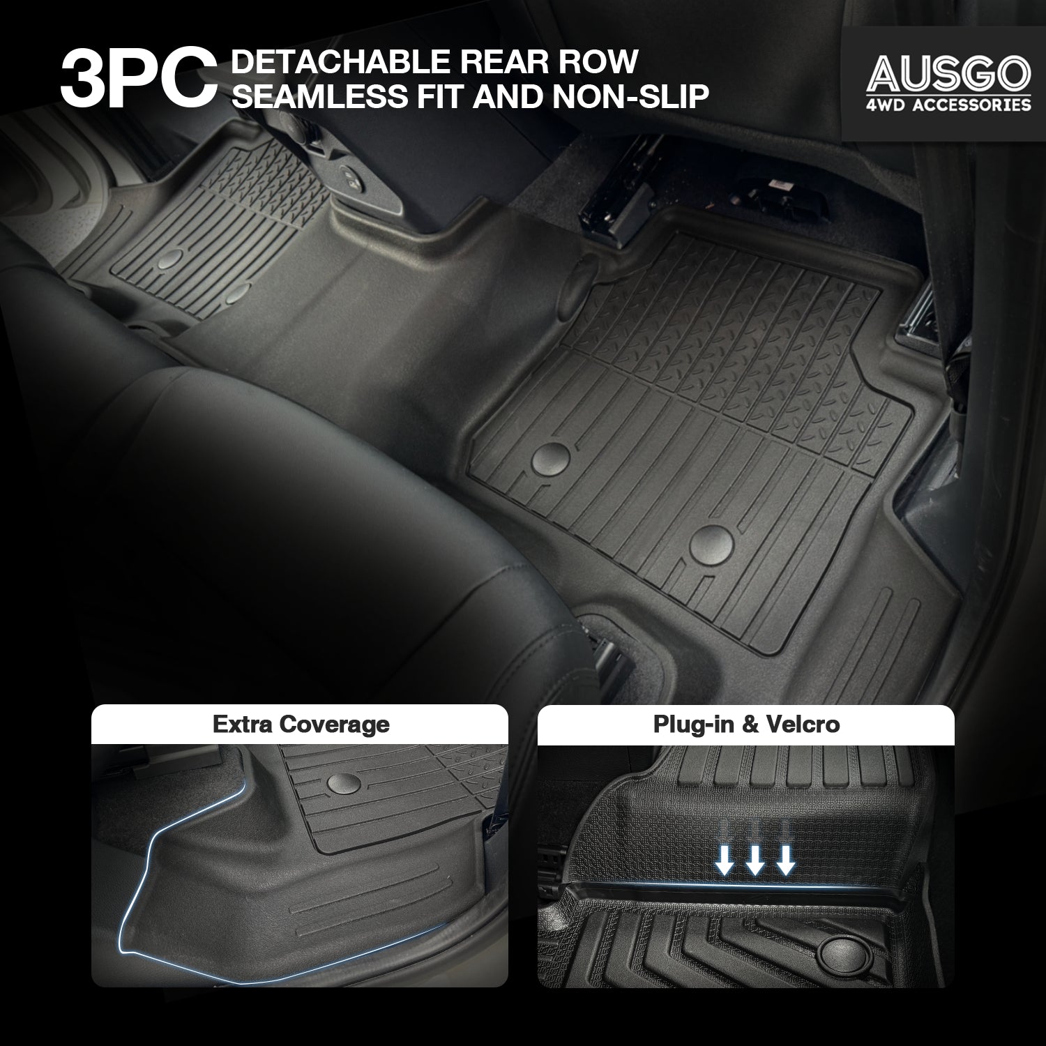 Ford Everest Next-Gen 2022-2025 Injection Car Floor Mats