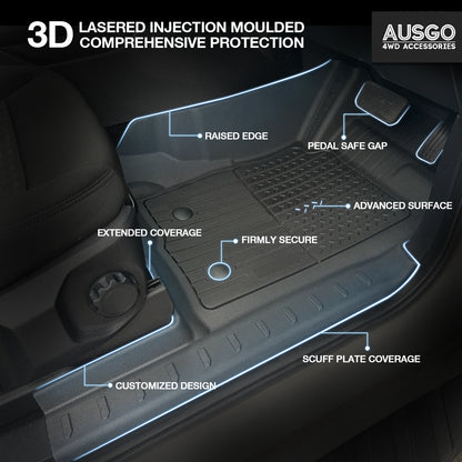 Ford Everest Next-Gen 2022-2025 Injection Car Floor Mats