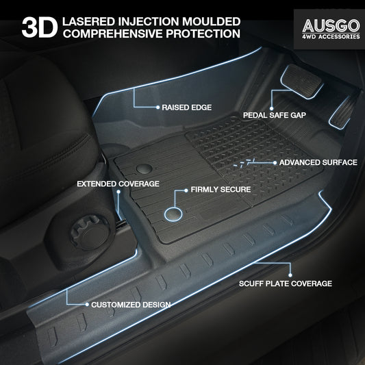 Ford Everest Next-Gen 2022-2025 Injection Car Floor Mats