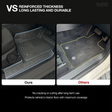 7D Injection Floor Mats + Black Door Sill Protector for Ford Everest Next-Gen 2022-Onwards