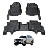 7D Injection Floor Mats for Ford Everest Next-Gen 2022-Onwards