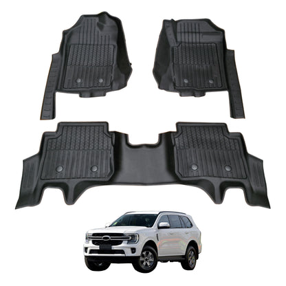 Ford Everest Next-Gen 2022-2025 Injection Car Floor Mats