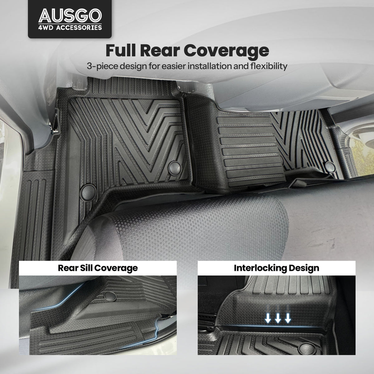 Injection Car Floor Mats for Mazda BT-50 2011-2020