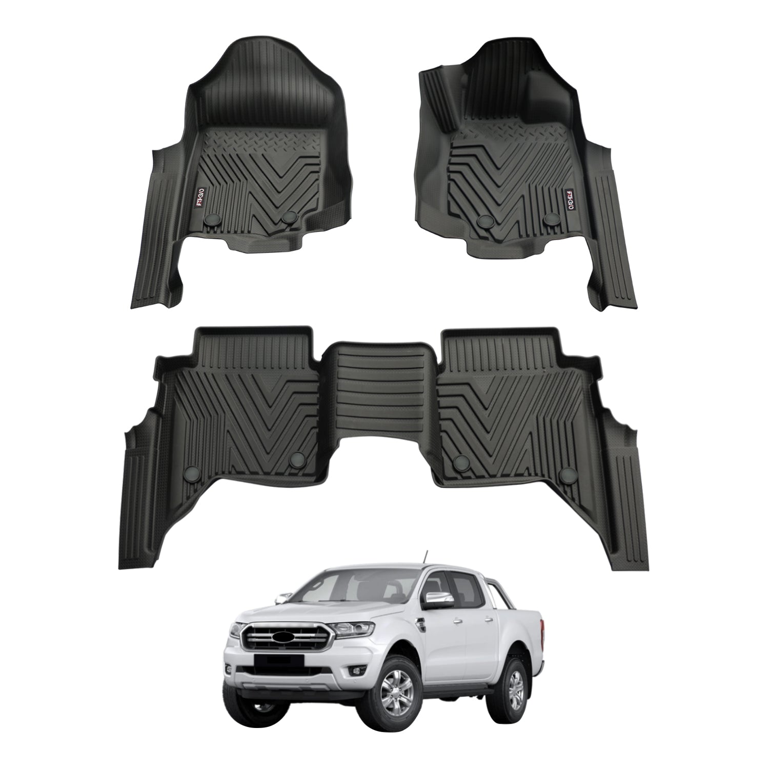 Ford Ranger PX PX2 PX3 2011-2022 Injection Car Floor Mats