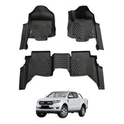 Injection Car Floor Mats for Ford Ranger PX PX2 PX3 2011-2022