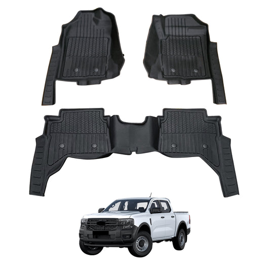 Ford Ranger 2022-2025 Injection Car Floor Mats