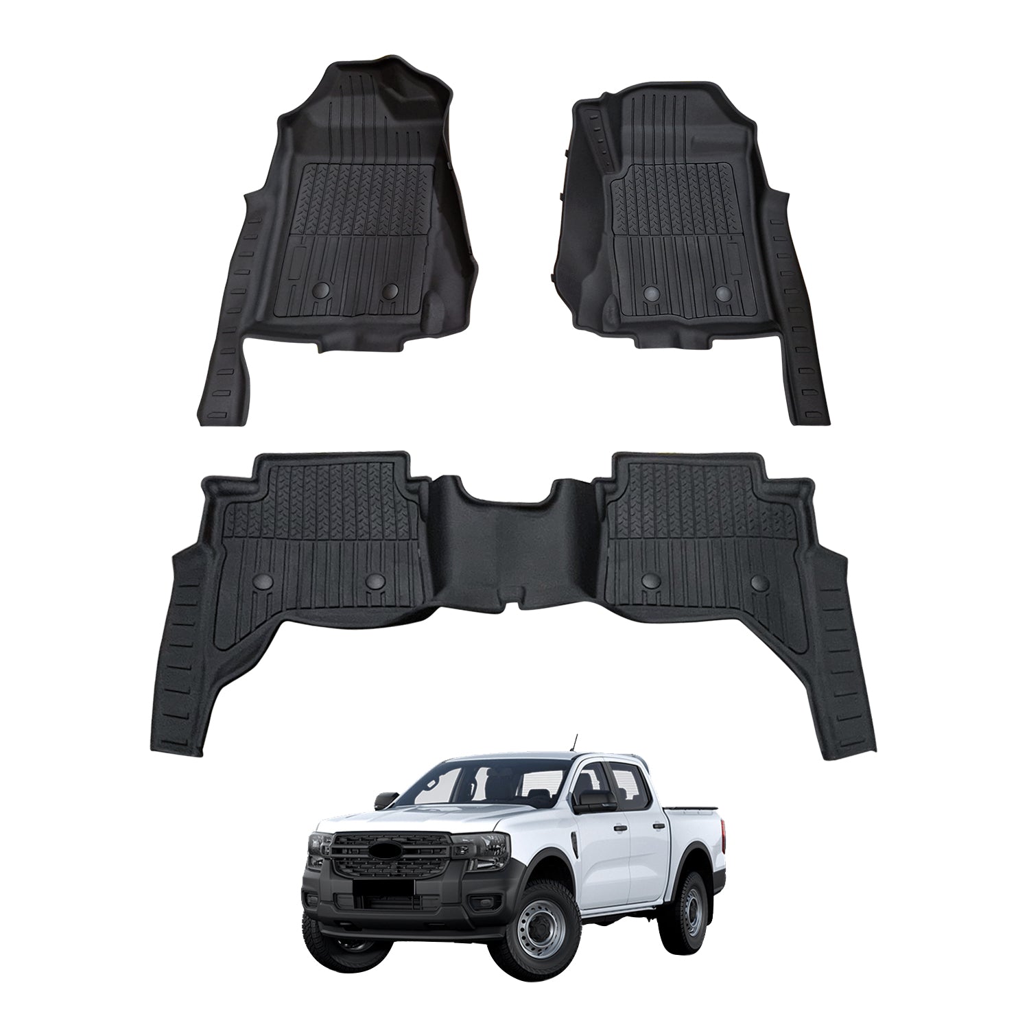 Ford Ranger 2022-2025 Injection Car Floor Mats
