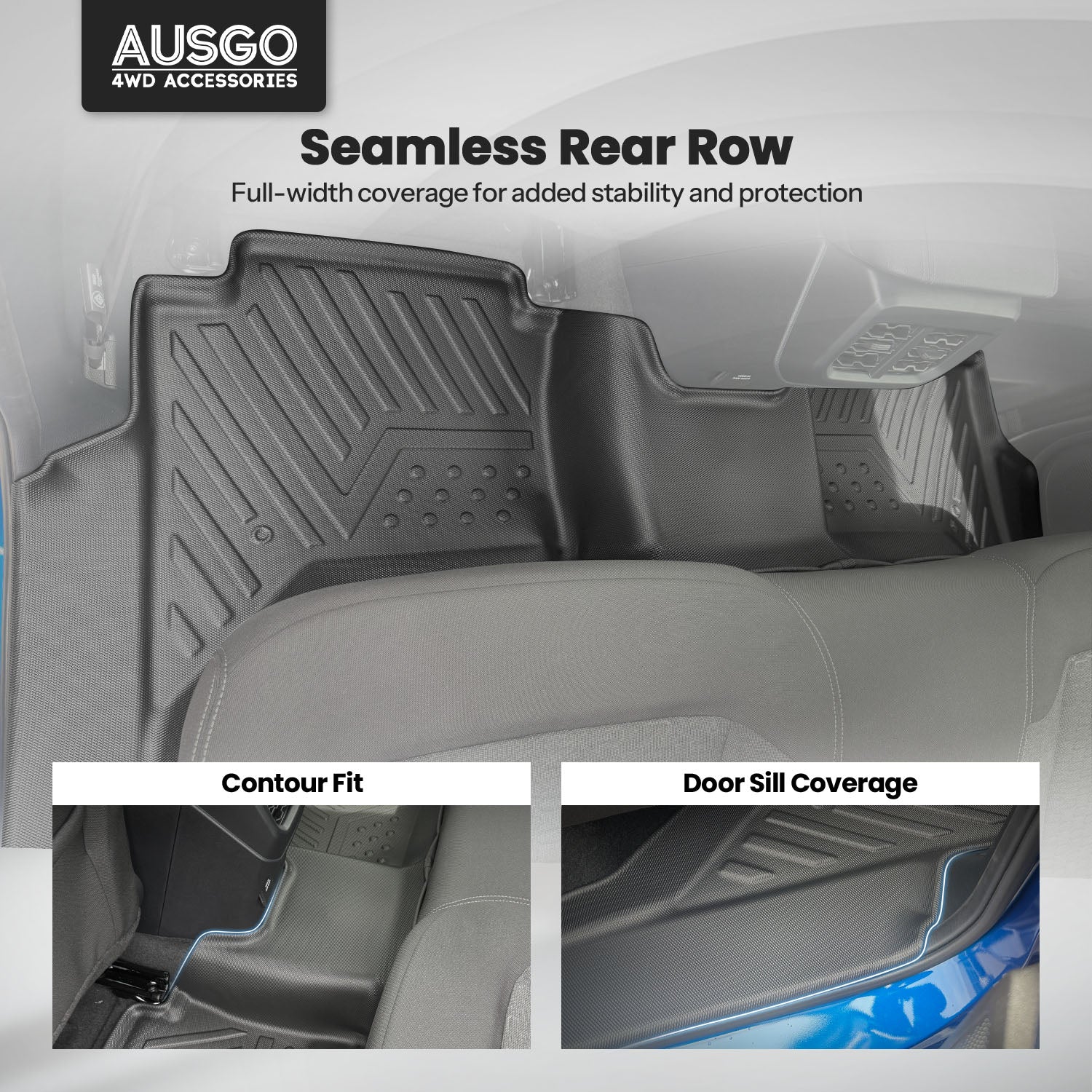 Injection Car Floor Mats for Ford Ranger Next-Gen 2022-Onwards