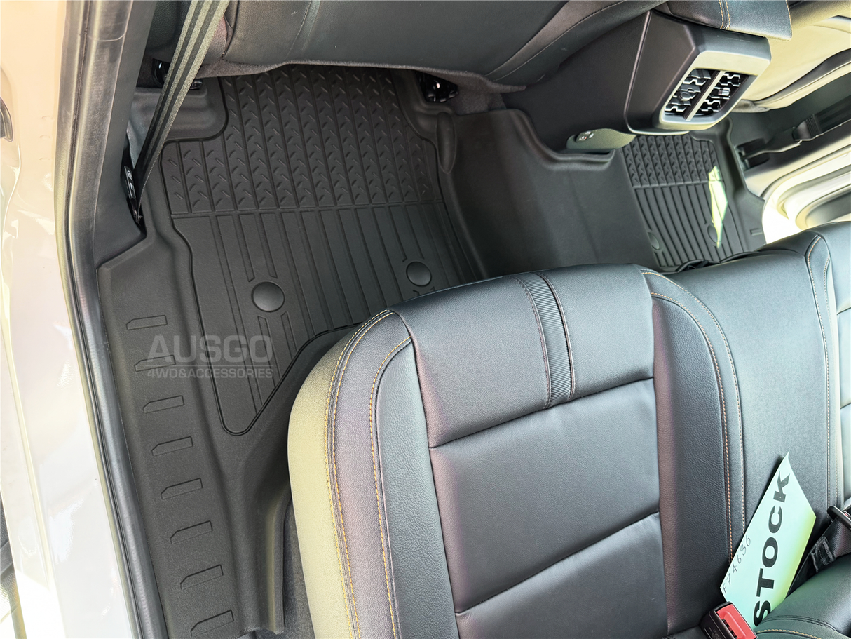 7D Injection Floor Mats for Ford Ranger Next-Gen 2022-Onwards