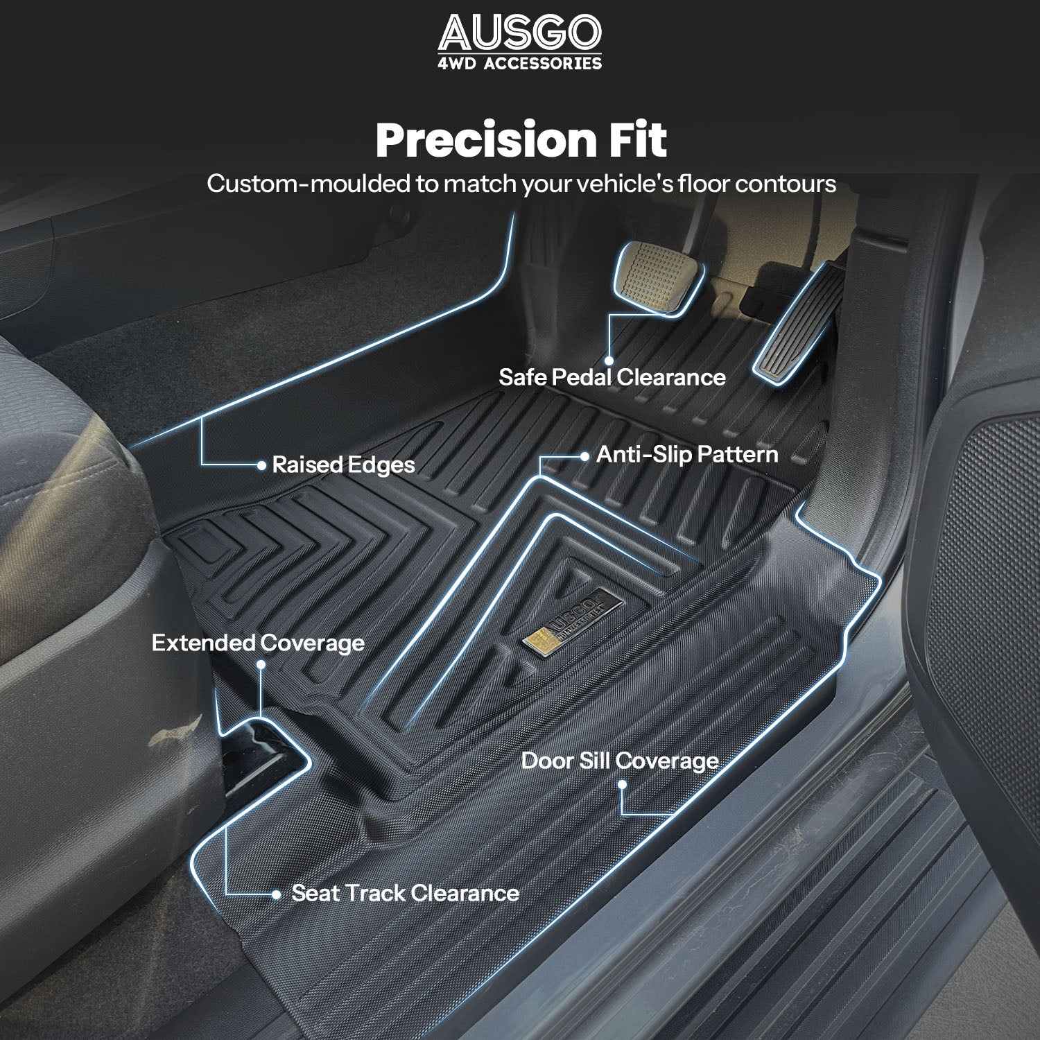 Holden Colorado Dual Cab 2012-2020 Car Floor Mats