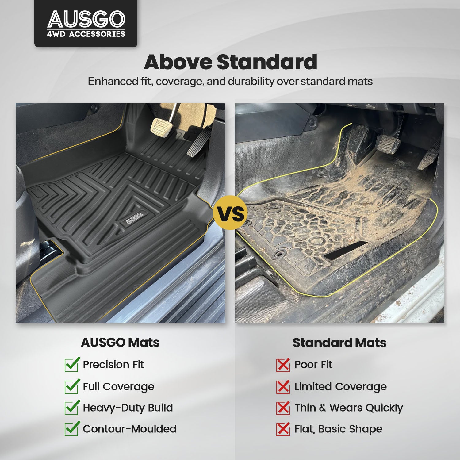 Car Floor Mats for Holden Colorado Dual Cab 2012-2020
