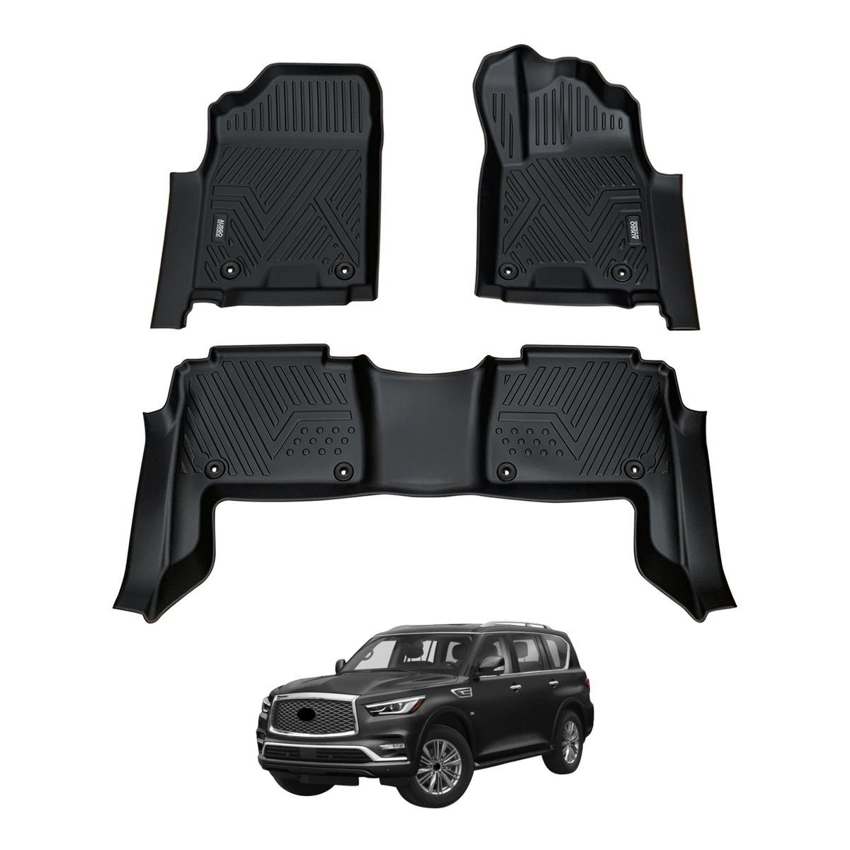 Car Floor Mats for Infiniti QX80 Z62 2015-2019