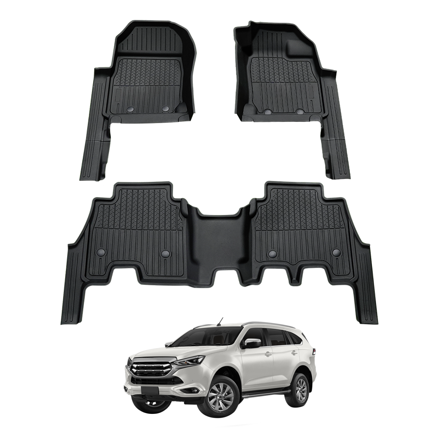 ISUZU MU-X 2021-Onwards Injection Car Floor Mats