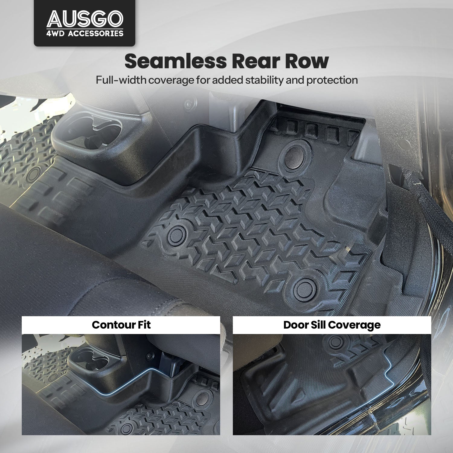Pre-order Car Floor Mats for Jeep Wrangler JK Series 4 Doors 2007-2018