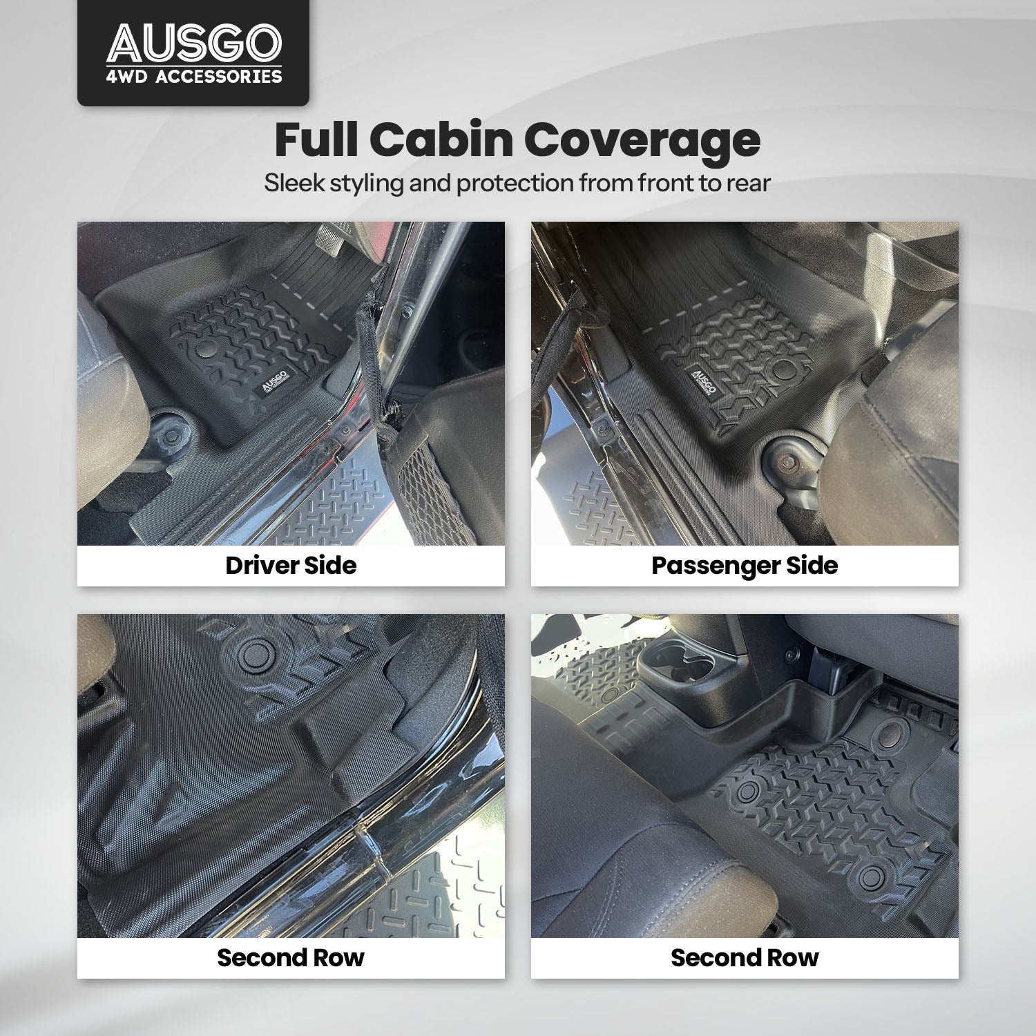 Pre-order Car Floor Mats for Jeep Wrangler JK Series 4 Doors 2007-2018