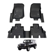 Pre-order Car Floor Mats for Jeep Wrangler JK Series 4 Doors 2007-2018