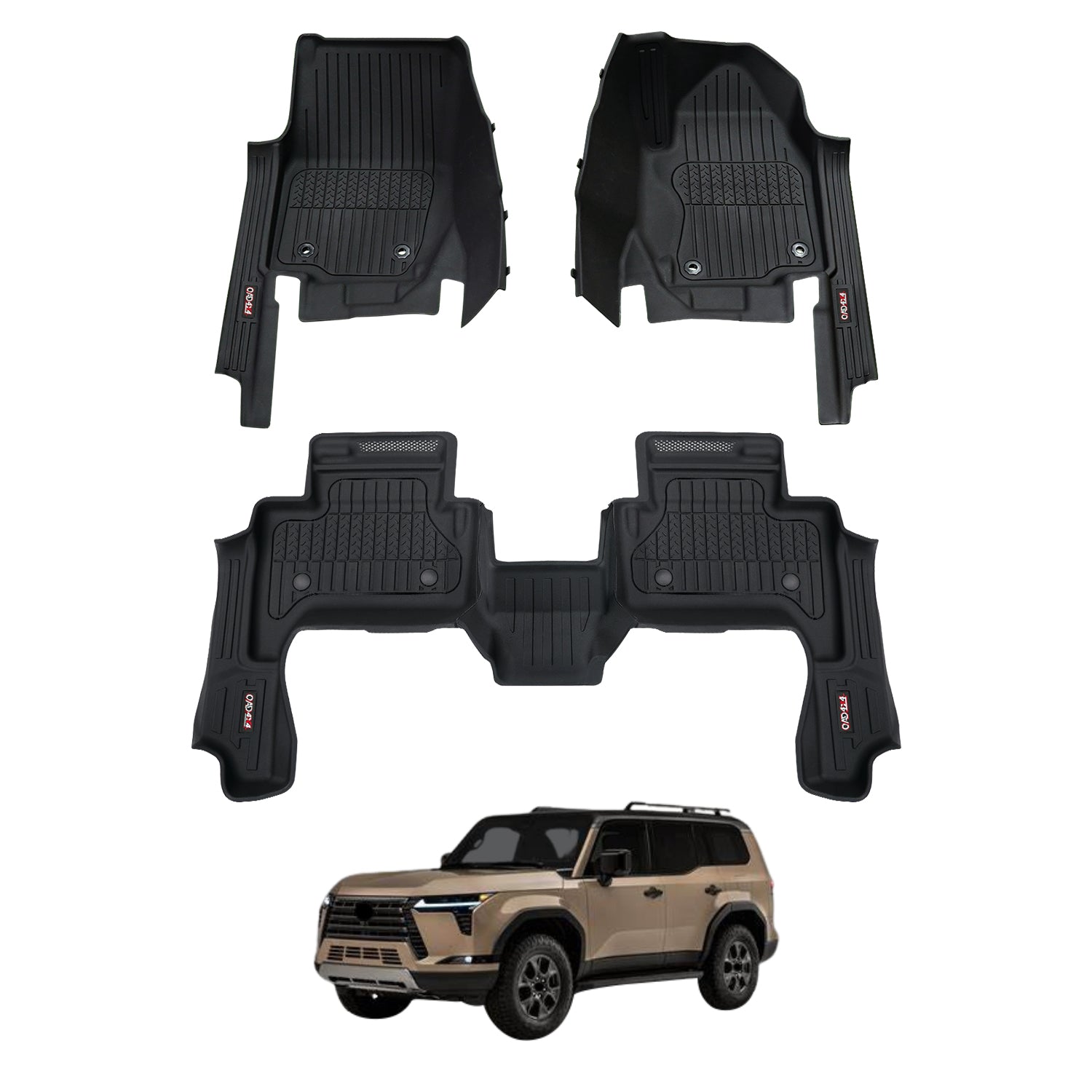 Lexus GX Series GX550 2024-Onwards Injection Car Floor Mats