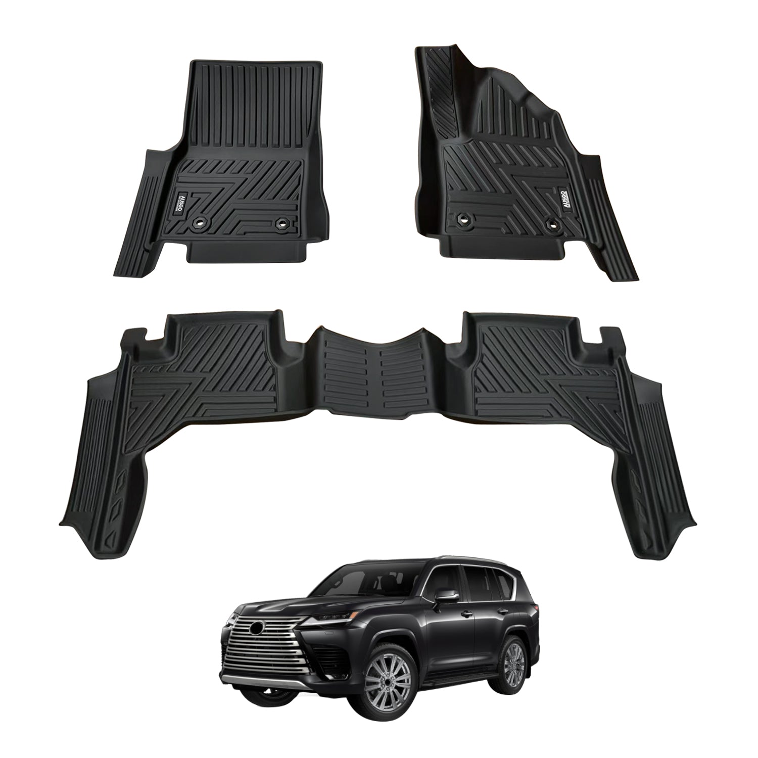 Car Floor Mats for Lexus LX Series LX500d LX600 2021-Onwards