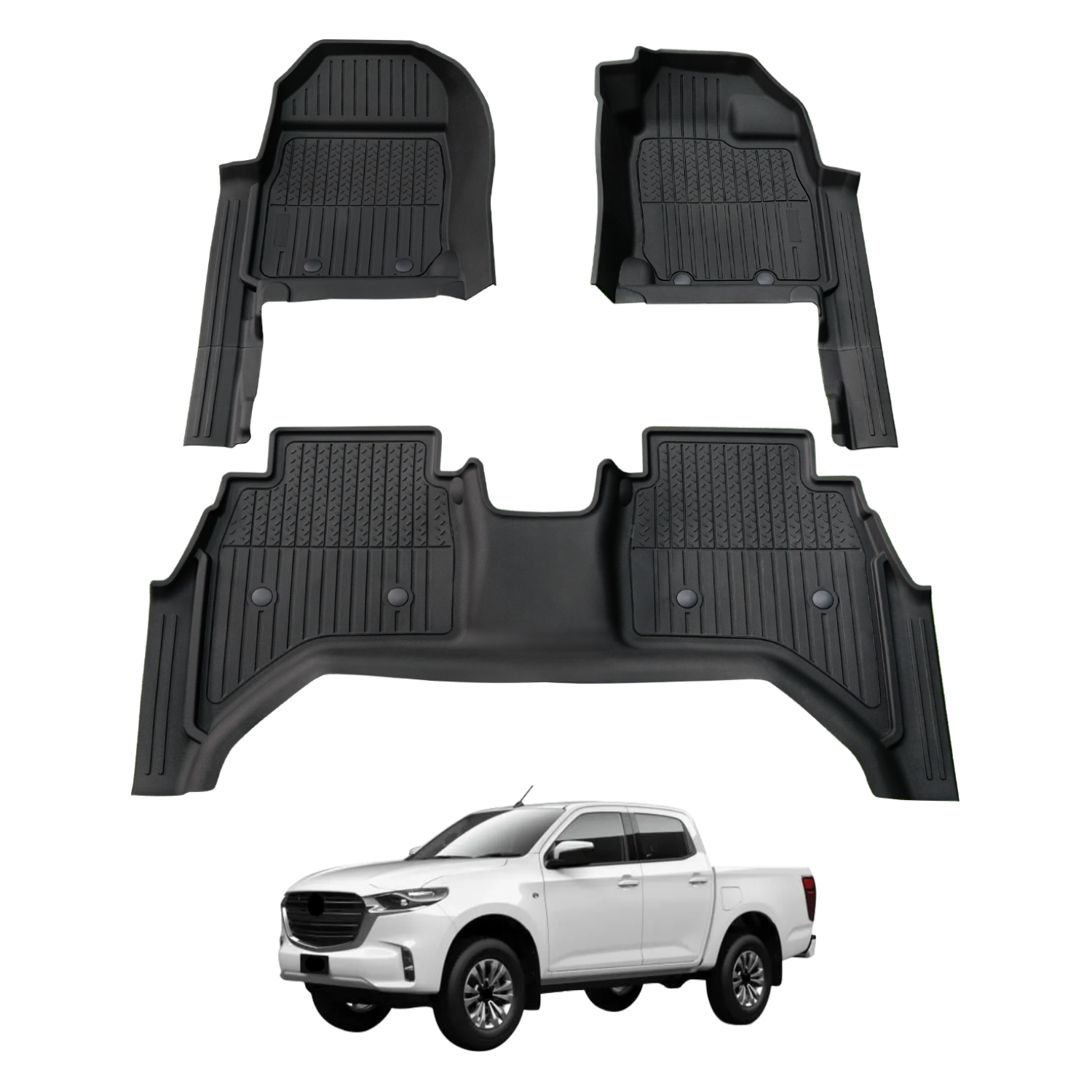 Mazda BT-50 2020-2025 Injection Car Floor Mats