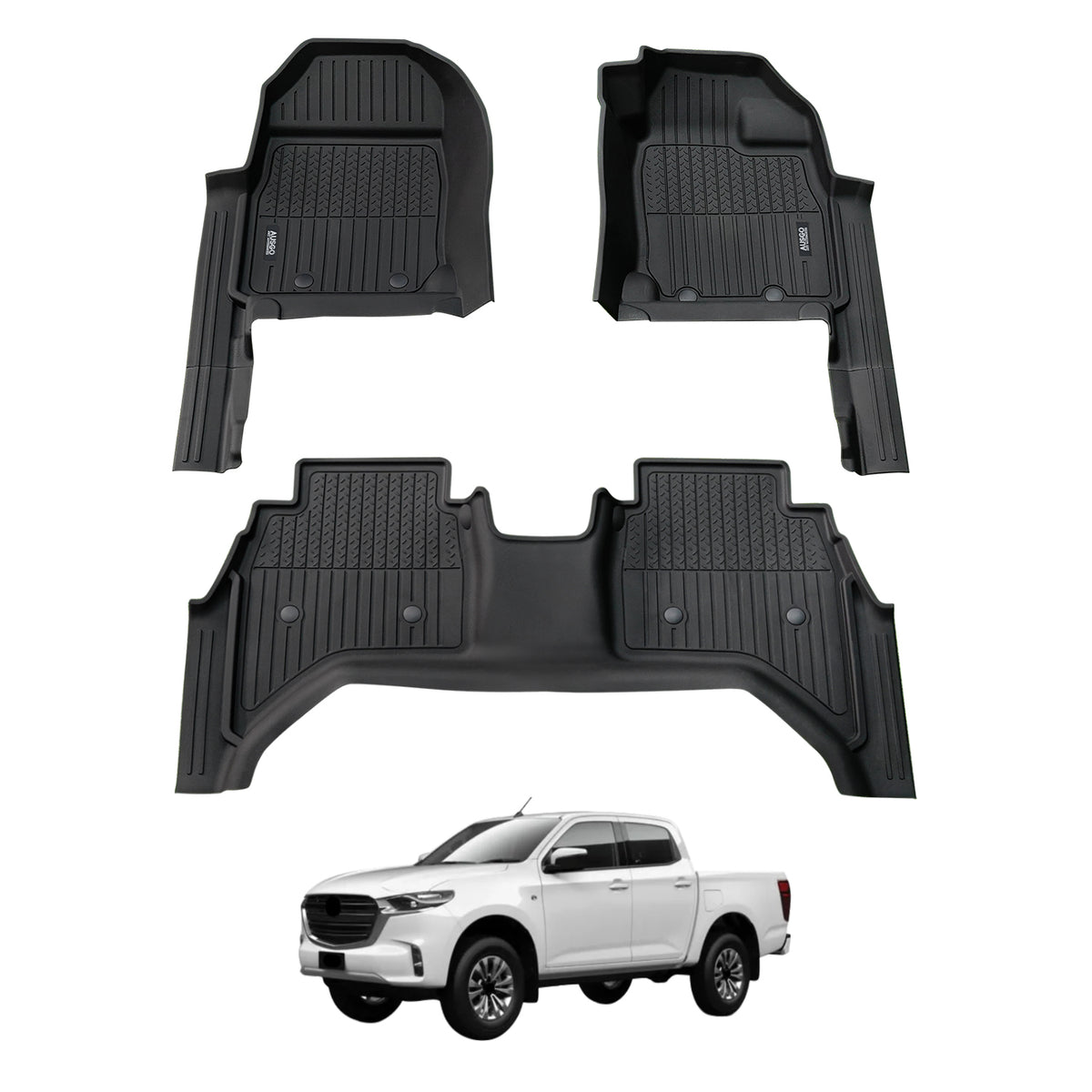 Injection Car Floor Mats for Mazda BT-50 2020-Onwards