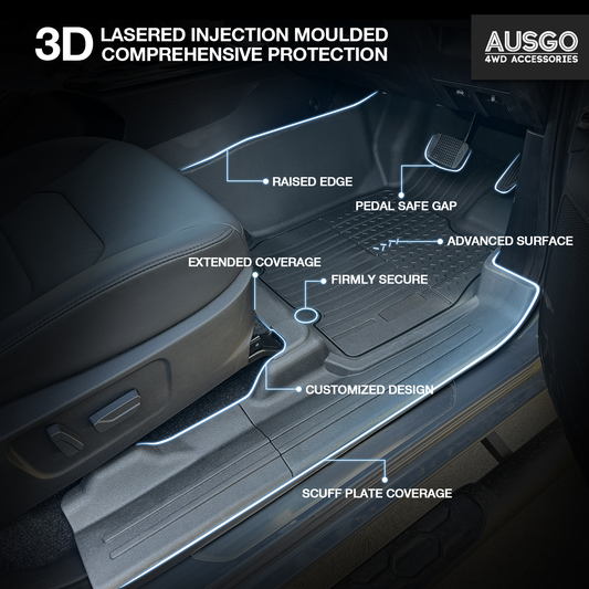 Mazda BT-50 2020-2025 Injection Car Floor Mats