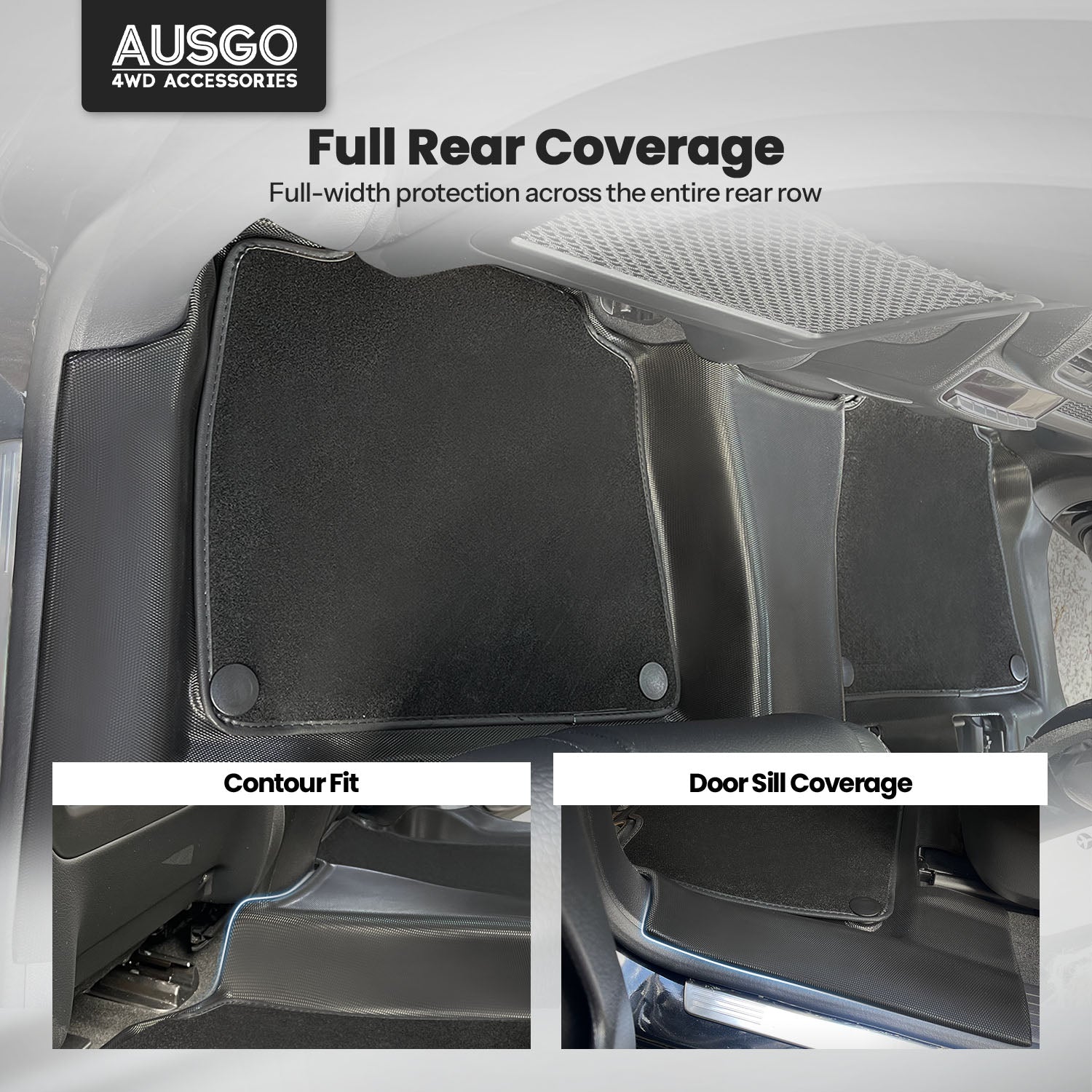 Dual-Layer Car Floor Mats for Mercedes-Benz GLS-Class X167 2019-Onwards