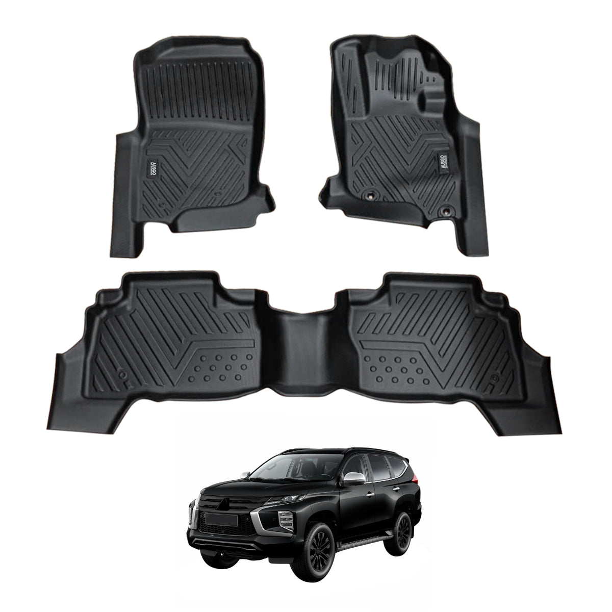 Car Floor Mats for Mitsubishi Pajero Sport 2015-Onwards