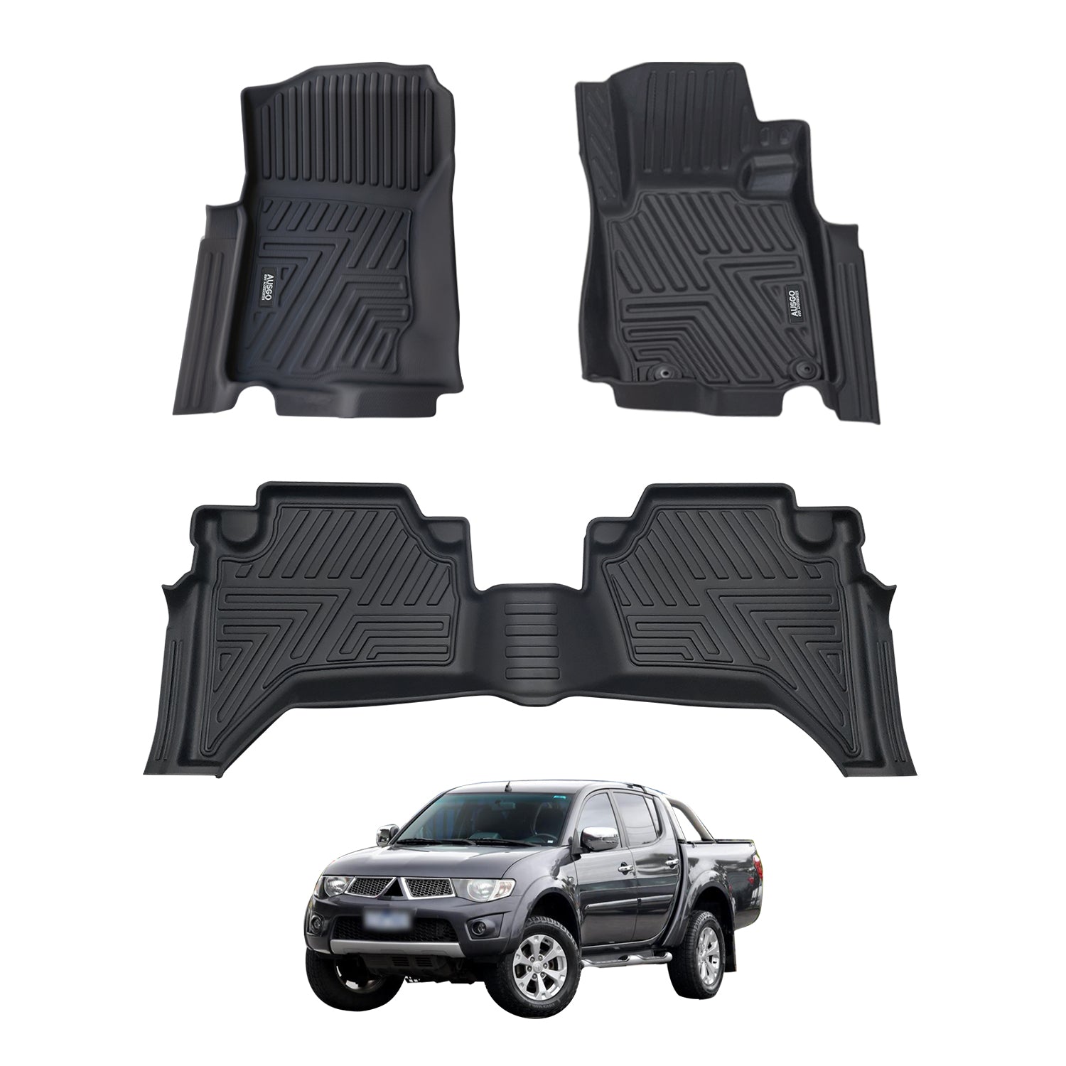 Car Floor Mats for Mitsubishi Triton ML MN Series Dual Cab 2006-2015